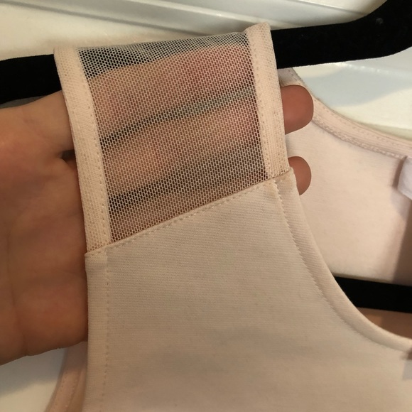 BCBGeneration Blush Pink Crop Top with Fringe - Picture 5 of 7